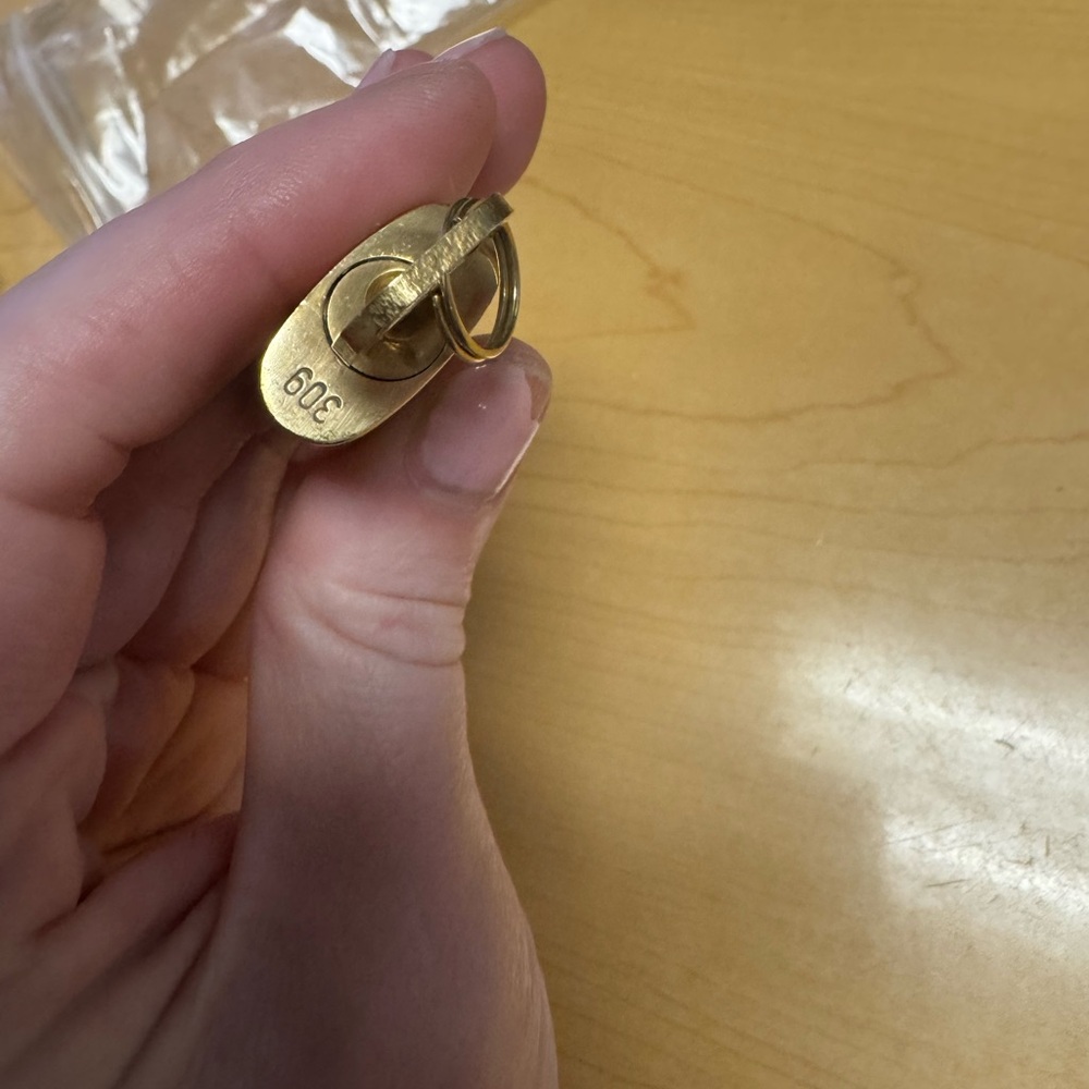 Louis Vuitton Gold Padlock with Key #309 - Picture 4 of 4